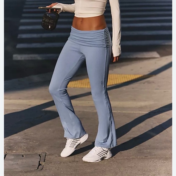FP Movement by Free People Pants - FP Movement ‘Aced It’ Leggings by Free People blue gray flares medium